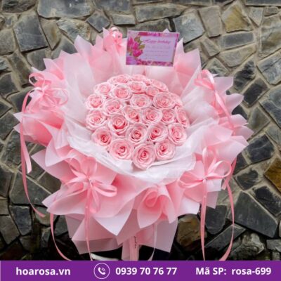 Bó hoa rosa-699