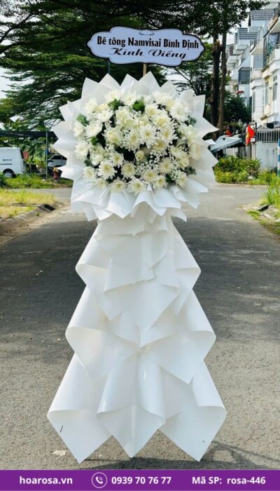 Hoa chia buồn rosa-446