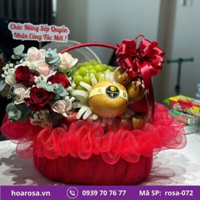 Giỏ trái cây rosa-072