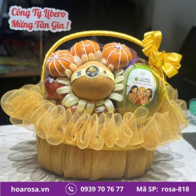 Giỏ trái cây rosa-818