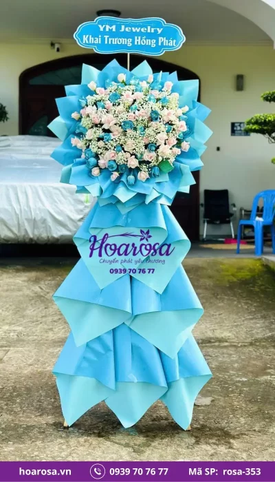 Kệ Hoa Chúc Mừng rosa-353