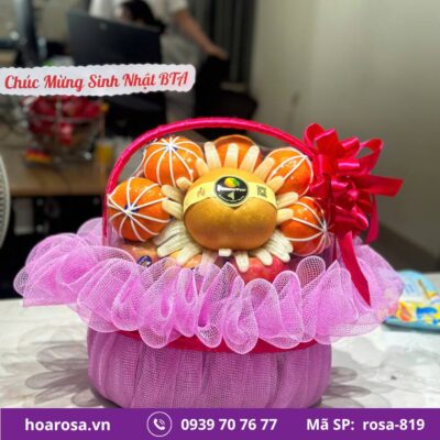 Giỏ trái cây rosa-819