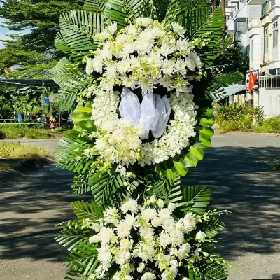 Hoa chia buồn rosa-263