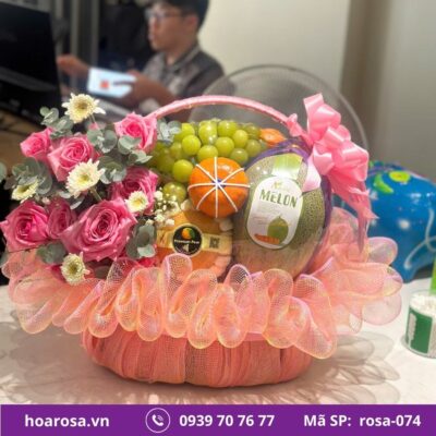 Giỏ trái cây rosa-074
