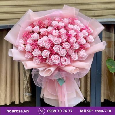 Bó hoa rosa-710
