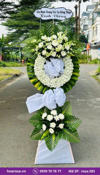 Hoa chia buồn rosa-283