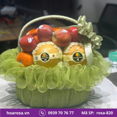 Giỏ trái cây rosa-820