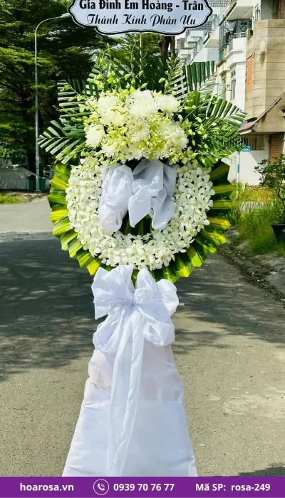 Hoa chia buồn rosa-248