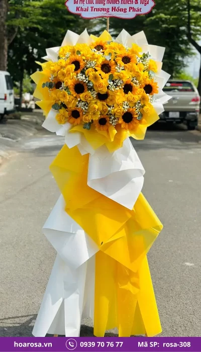 Kệ Hoa Chúc Mừng rosa-308