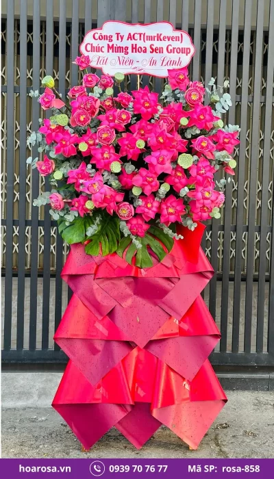 Hoa Chúc Mừng rosa-858
