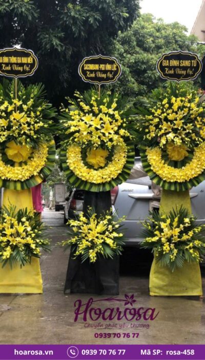 Hoa chia buồn rosa-458