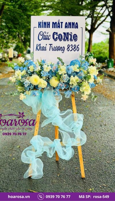 Kệ hoa chúc mừng rosa-549