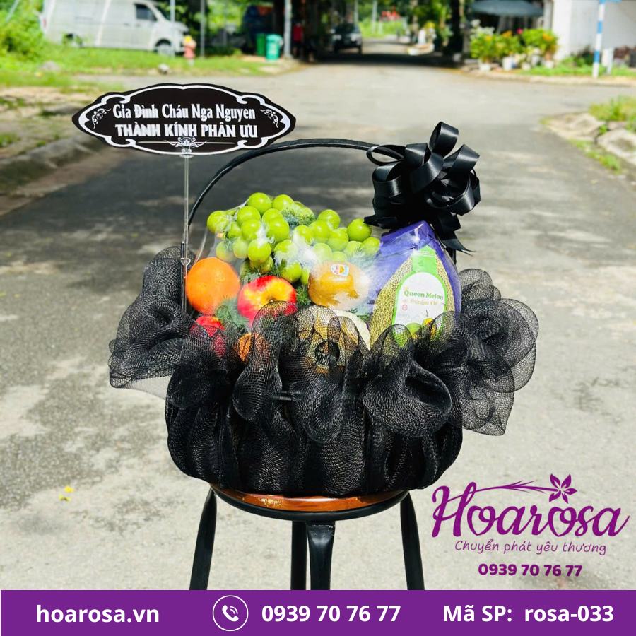 Giỏ trái cây rosa-033