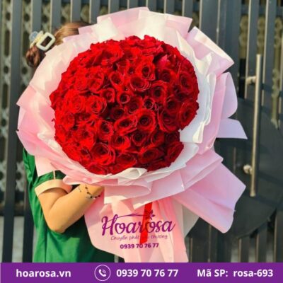 Bó hoa rosa-693