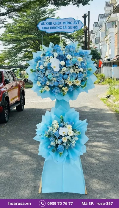 Kệ Hoa Chúc Mừng rosa-357