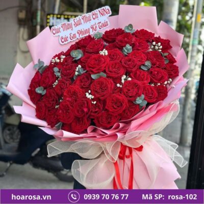 Bó hoa rosa-102