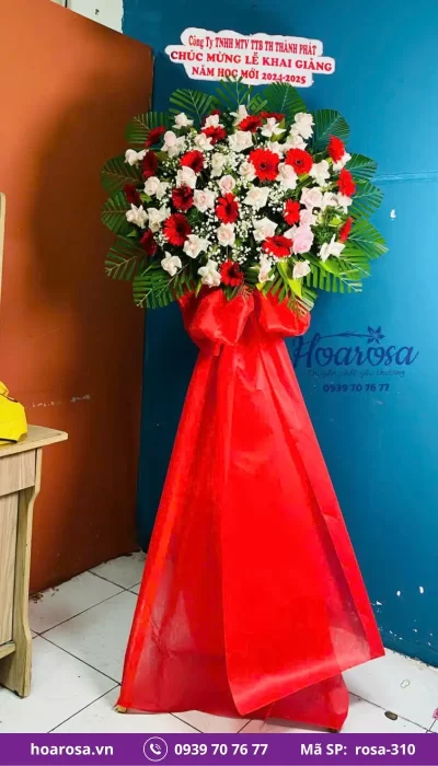 Kệ Hoa Chúc Mừng rosa-310