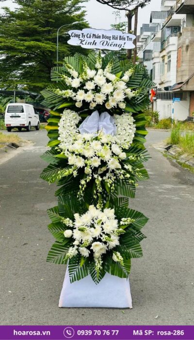 Hoa chia buồn rosa-286