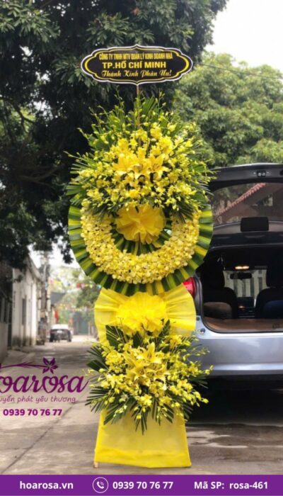 Hoa chia buồn rosa-461