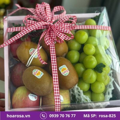 Hộp trái cây rosa-825