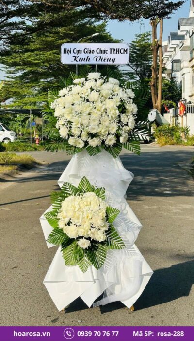 Hoa chia buồn rosa-288