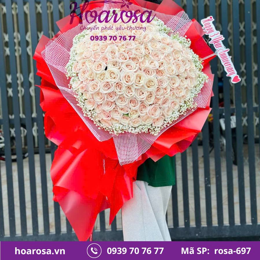 Bó hoa rosa-697