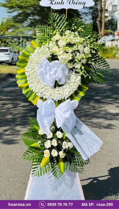 Hoa chia buồn rosa-290