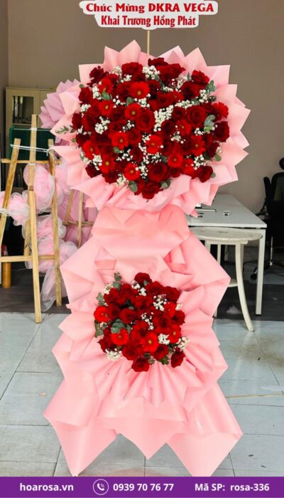 Kệ Hoa Chúc Mừng rosa-336