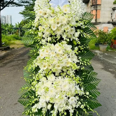 Hoa chia buồn rosa-270