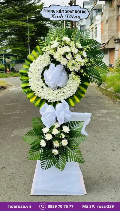 Hoa chia buồn rosa-239