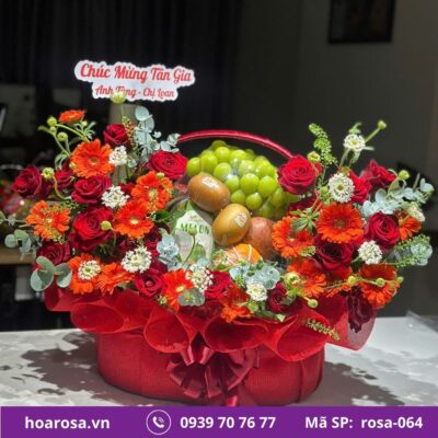 Giỏ trái cây rosa-064