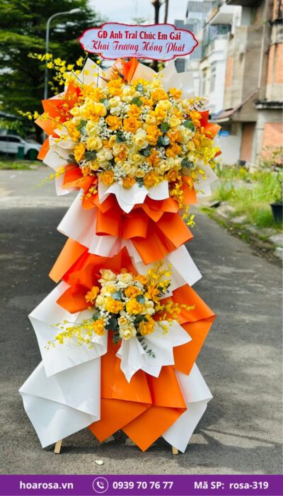 Kệ Hoa Chúc Mừng rosa-319