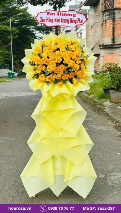 Kệ Hoa Chúc Mừng rosa-297