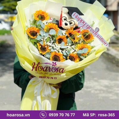 Bó hoa rosa-365