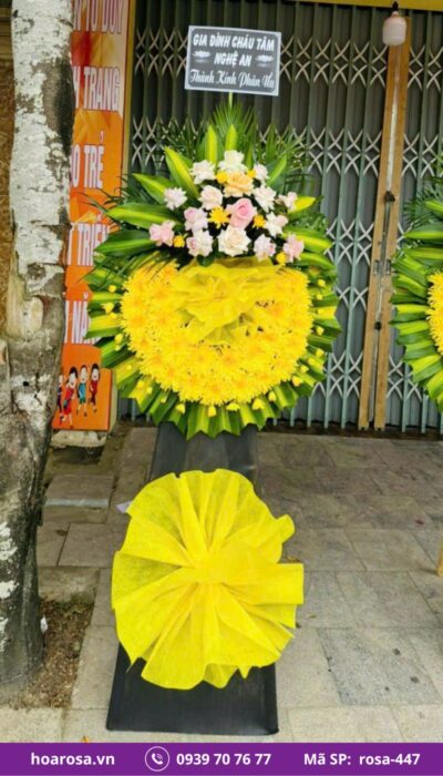 Hoa chia buồn rosa-447