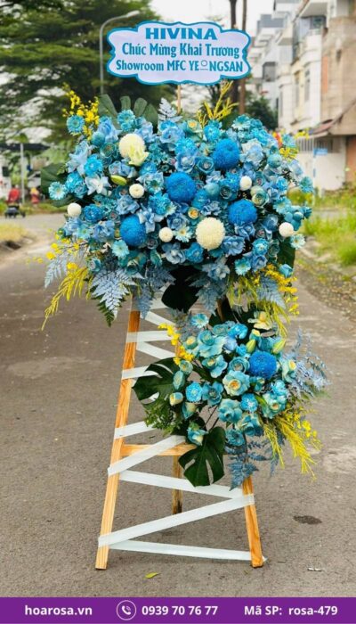 Kệ hoa chúc mừng rosa-479