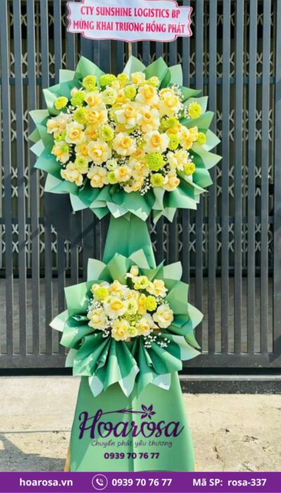 Kệ Hoa Chúc Mừng rosa-337