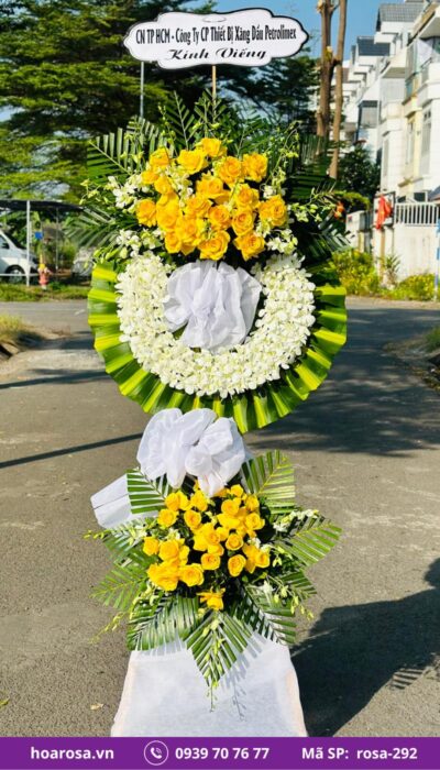 Hoa chia buồn rosa-292