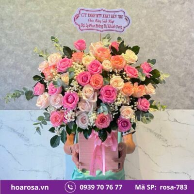Giỏ hoa rosa-783