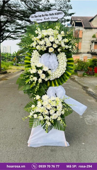 Hoa chia buồn rosa-294