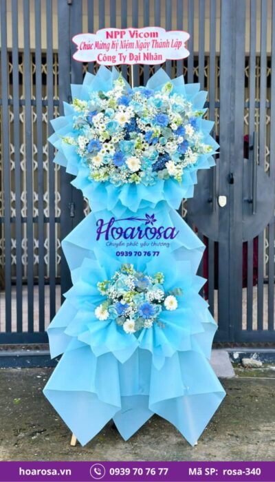 Kệ Hoa Chúc Mừng rosa-340