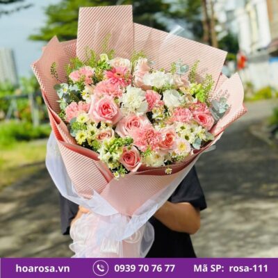 Bó hoa rosa-111