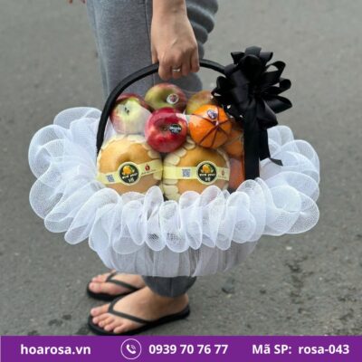 Giỏ trái cây rosa-043