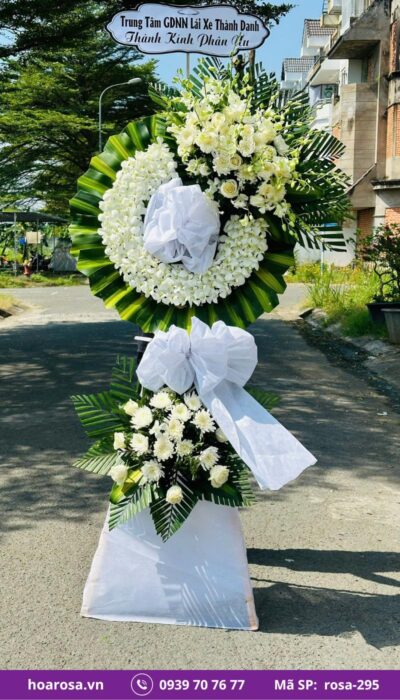 Hoa chia buồn rosa-295