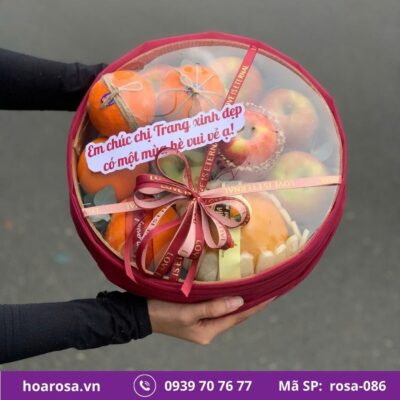 Hộp trái cây rosa-086