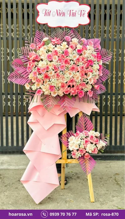 Hoa Chúc Mừng rosa-870