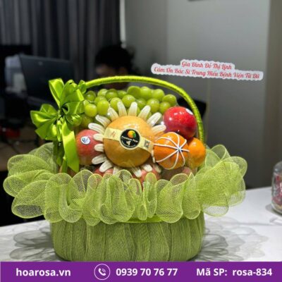 Giỏ trái cây rosa-834