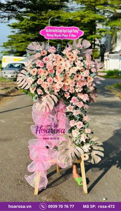 Hoa chia buồn rosa-472