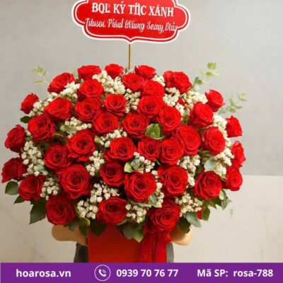 Giỏ hoa rosa-788