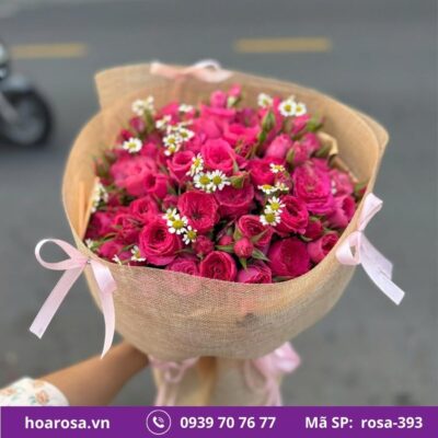 Bó hoa rosa-393